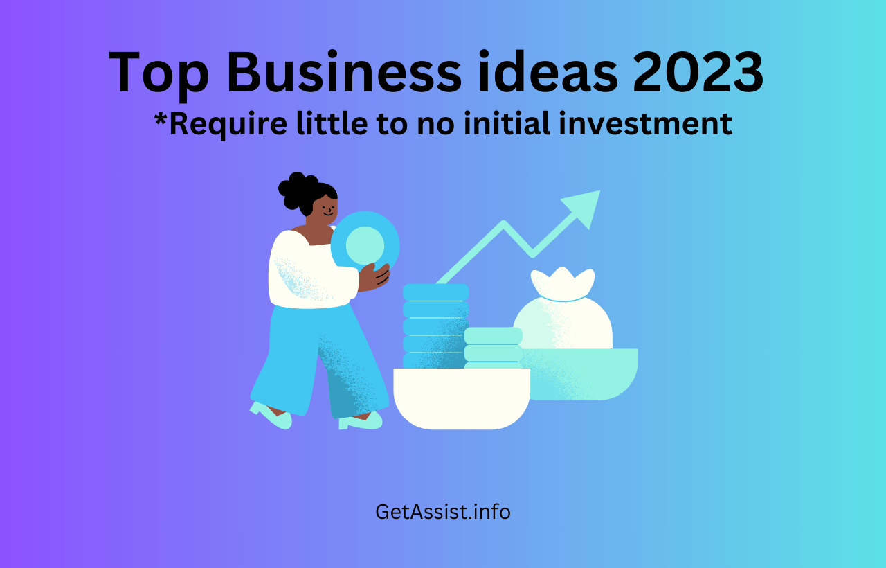 Top Business ideas 2023 in USA little to Zero investment